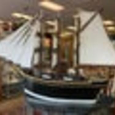 Large Antique Schooner, Early 1900's