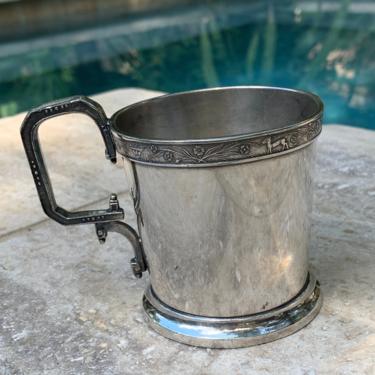 Antique Silver Quadruple Plate Cup 