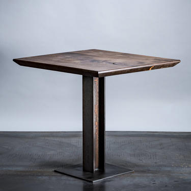 I-Beam Pedestal Base, 2-Top/Two-Top Restaurant Base - Industrial Table base 