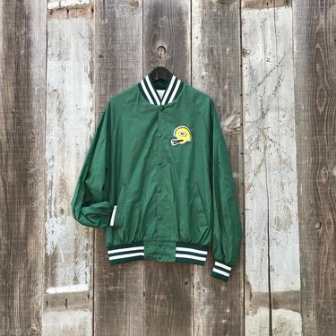 70's Green Bay Packers Letterman's Jacket | Men's Green Bay Packers Letterman Jacket | Green Bay Lettermans Jacket | Mens Vintage | 