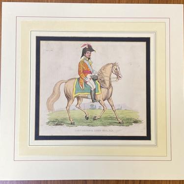 Item #PD4A Napoleonic War &#8220;Lieutenant General Lord Hill&#8221; Engraving c.1815