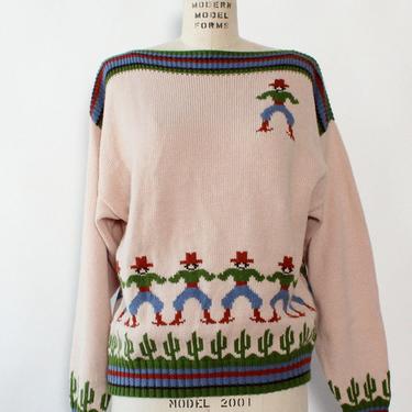 Cacti and Gaucho Sweater S-L