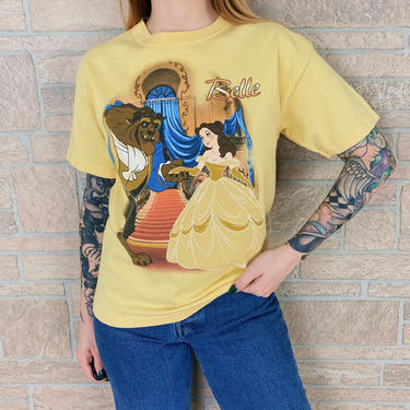 Vintage 90's Disney Belle Beauty and the Beast Shirt 