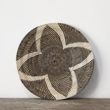Large Bali Flat Woven Basket