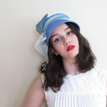 1960s hat, green straw cloche, Paris boutique, mod | Black  display picture 1