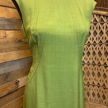 60’s Mod Avocado Dress by laloupevintage