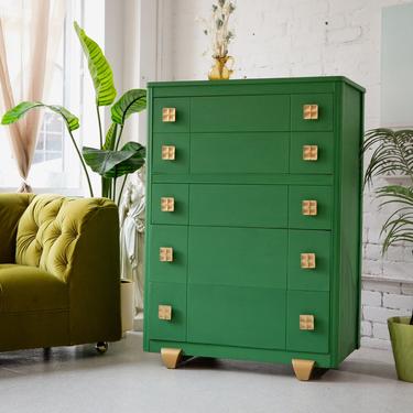 slim fit dress slacks Swedish 3-Drawer Chest – Beveled Drawers & Distressed Pink-Green Finis – Le  Chateau main image 1
