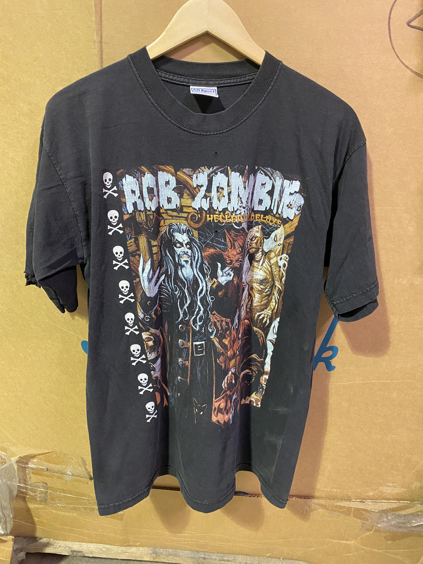 Vintage Rob Zombie HellBilly Deluxe Graphic Tee T-shirt 3920 | Atlanta, GA