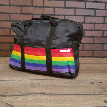 Hawaii Intercontinental Corp Hawaii Rainbow Bag Shoulder Tote Carry On Bag Purse Gym Bag Travel Bag 