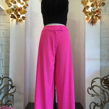 60s/70s Psychedelic Pink Palazzo hotsell Pants