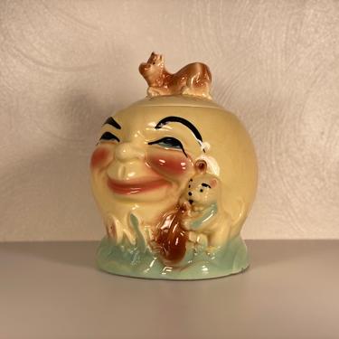 Roseville Cow Jumped Over The Moon Cookie Jar 