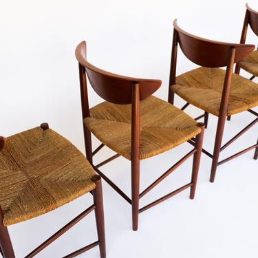 Set of Six Peter Hvidt Dining Chairs