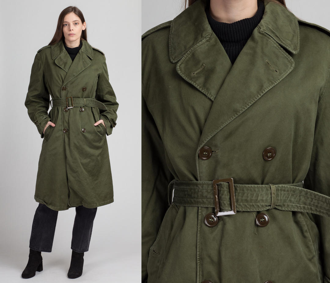 Vintage store Army Trench Coat