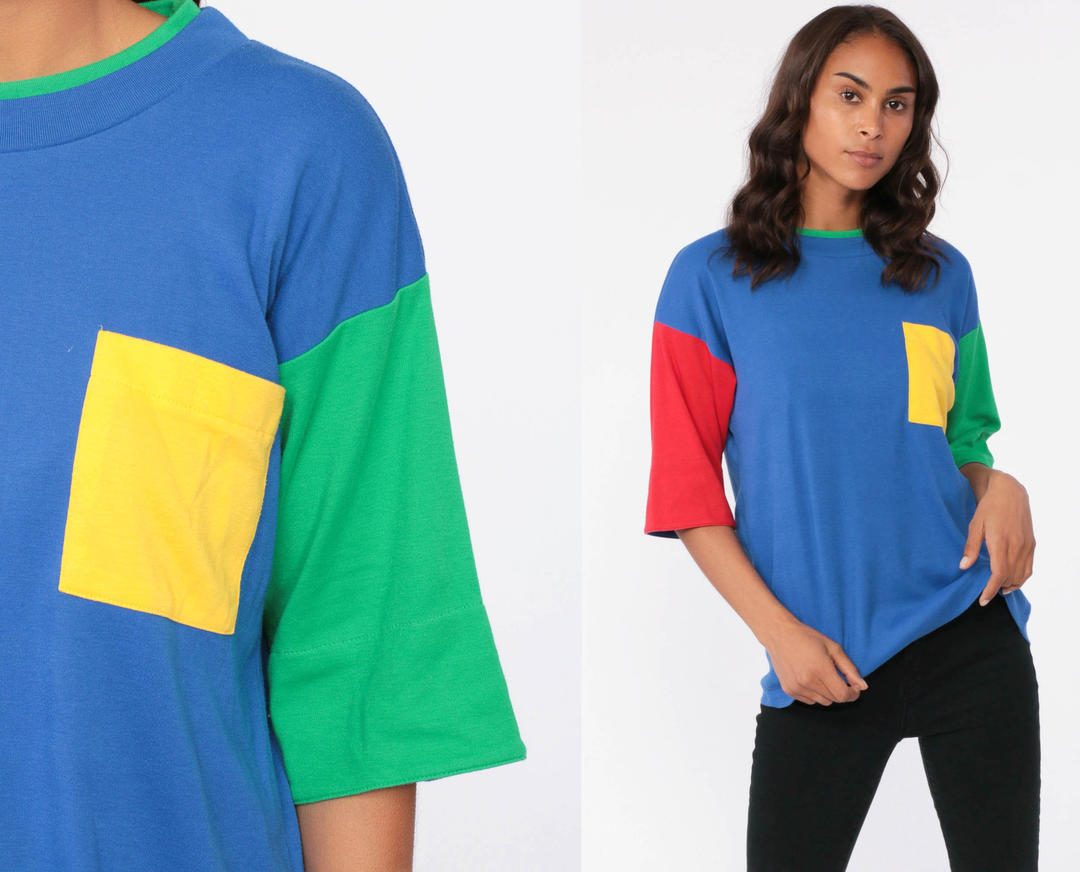 Red yellow blue green 2024 shirt