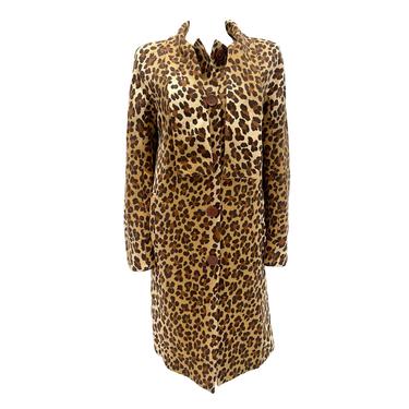 Moschino Cheetah Long Coat