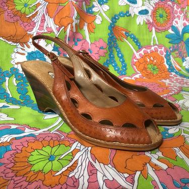 Alissamreynolds 70s Fanfares Camel Brown Leather