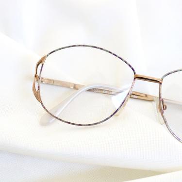Vintage Italian Enrico Biaggi Wire Eyeglasses Frames 