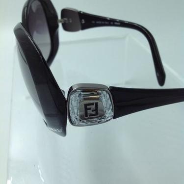 Fendi Black & Silver Sunglasses