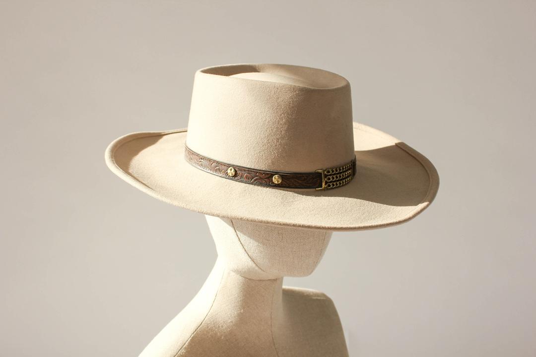 Vintage Golden Gate Hat Co. Light Tan Little Joe Wide The Vault 1969