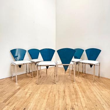 Salvati E Tresoldi &amp;quot;Warhol&amp;quot; Dining Chairs for Saporiti Italia 