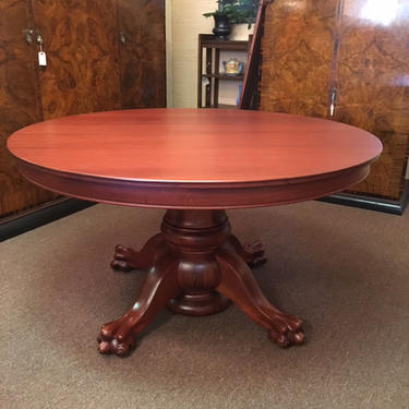 Late 1800's Mahogany 54" Dining Table