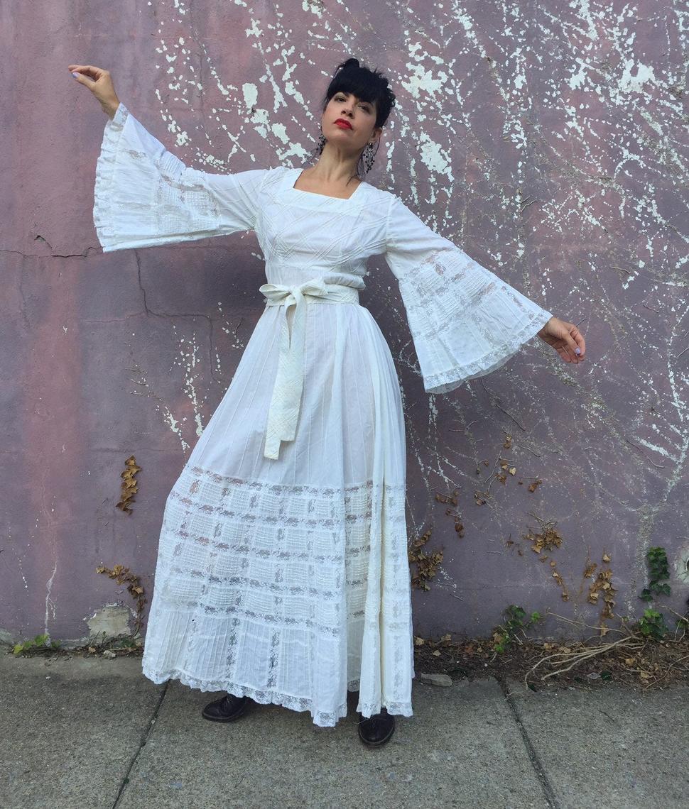 Vintage mexican wedding clearance dresses