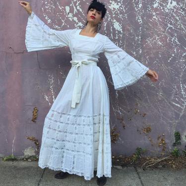 white christmas dresses Embroidered Mexican Wedding Dress - Gaviota main image 0