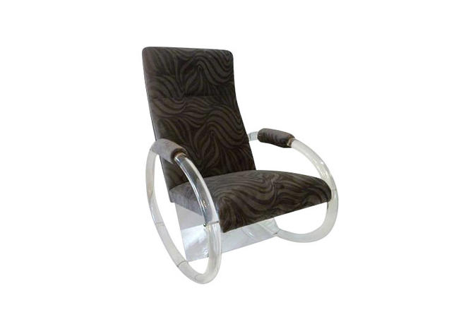 Lucite rocking chair hot sale