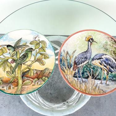 Pair of Bird Platters