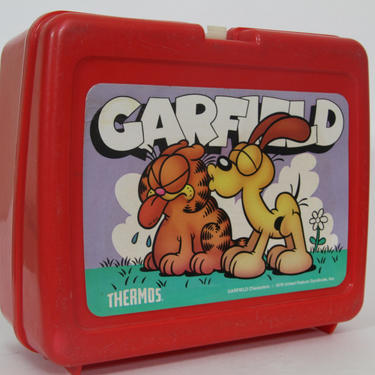 Vintage Garfield Lunchbox With Thermos 