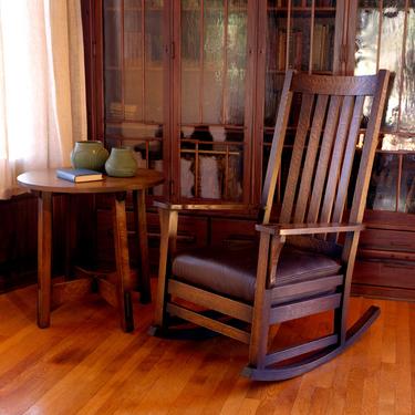 Tall back rocking chair 