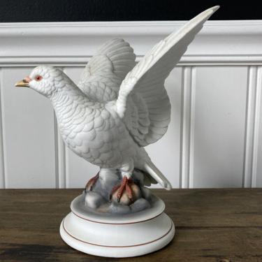White Dove Andrea by Sadek Porcelain Figurine 
