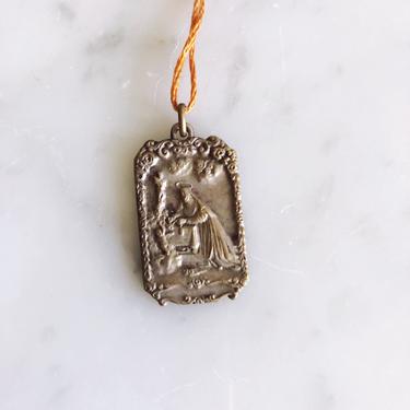 Vintage Italian Santa Rita Medal 