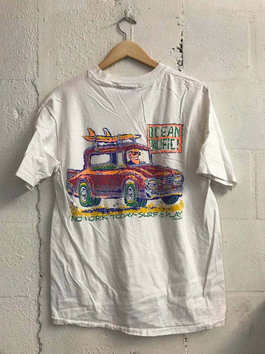 [NOTHING WRITTEN] 90's t-shirt (Ocean) ☆送料込☆ Nothing-written