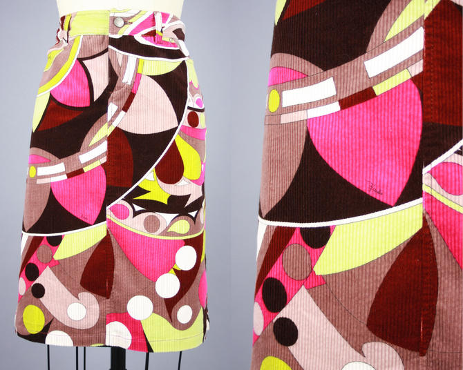 スカート EMILIO PUCCI SKIRTS Pucci Abstract-Print Silk Maxi Skirt | Neiman Marcus
