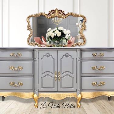 Fabulous French Provincial Console, Buffet, Sideboard, 