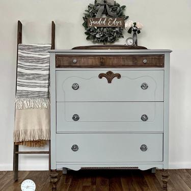 Antique Dresser, vintage chest of drawers, highboy, bedroom dresser, tall boy 