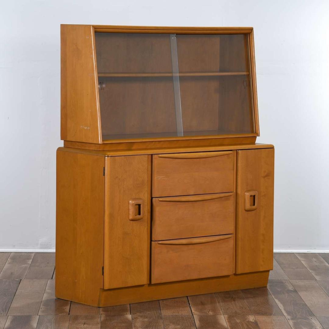 Heywood Wakefield China Storage Hutch C 1930'S Loveseat (Los