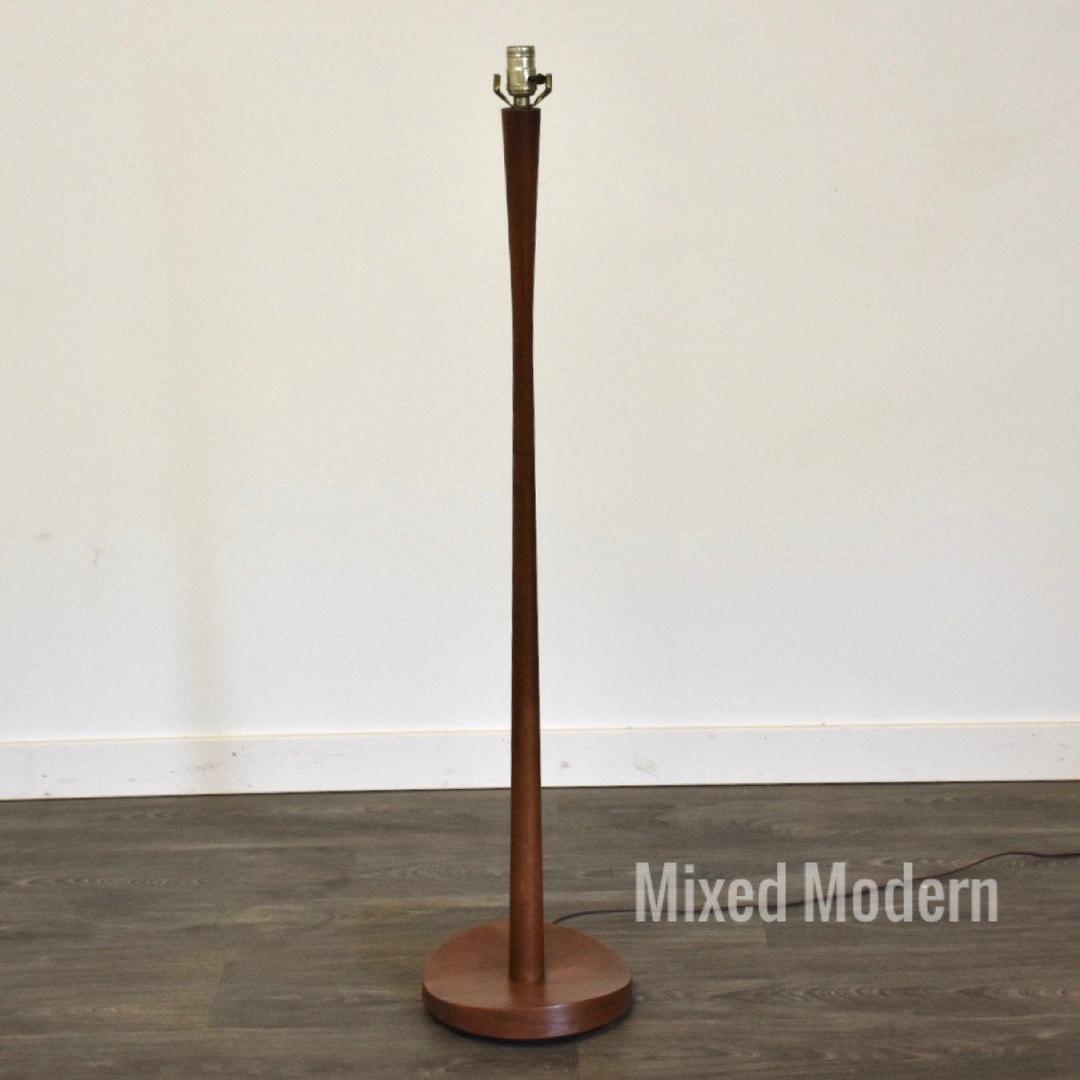 Walnut Mid Century Modern Floor Lamp Mixed Modern Nashua, NH