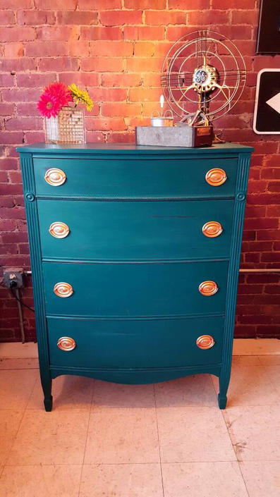 Tall Duncan Phyph Style Dresser For Bedroom Bathroom Diningroom