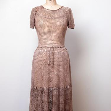 1930s Crochet Dress 