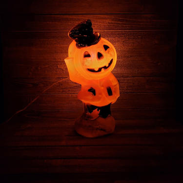 ヴィンテージハロウィン30〜40s復刻　Jack-o'-lantern Cの子 Vintage Jack O Lantern Blow Mold, 1960s Empire | A GoGo Vintage