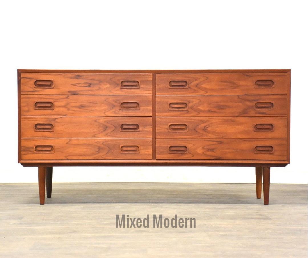 Danish Modern Teak Dresser by Dyrlund Mixed Modern Nashua, NH