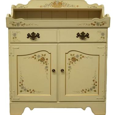ETHAN ALLEN Hitchcock Style White Handpainted 24" Dry Sink Server / Buffet 14-6106 