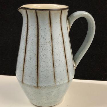 Vintage Denby Langley Ceramic Coffee Creamer Pitcher English Mid Century Modern 
