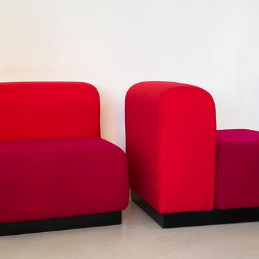 1970s Two-Tone Lounge Chairs