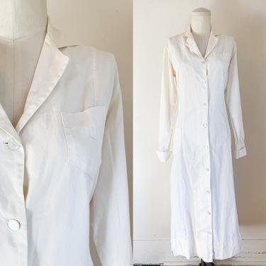 Vintage 1930s - 40s Nurse Uniform Dress / M 