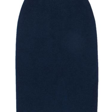 St. John - Navy Knit Midi Skirt Sz 6