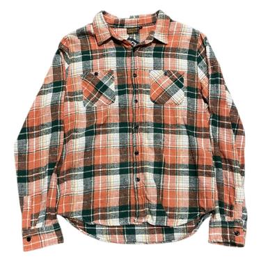 (L) Low Blow Knuckle Plaid Flannel Shirt 091621 LM