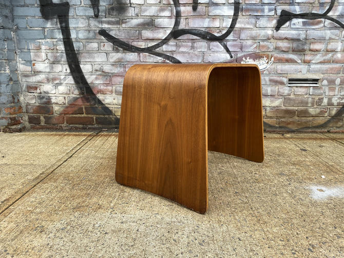 Mid century Fritz Hansen Bent Plywood Stool Danish beautiful design